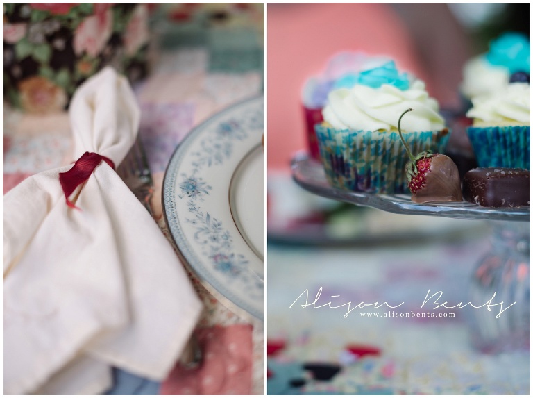 place setting and dessert details | Minneapolis baby shower photography